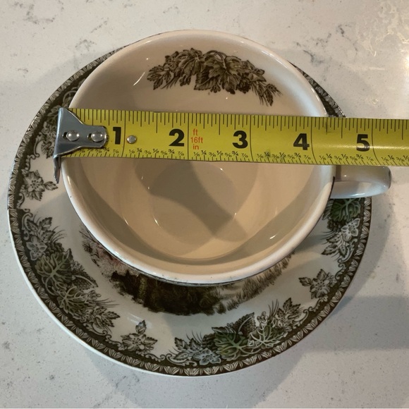 Vintage Johnson Bros Friendly Village Jumbo Oversized Cup/Saucer Good Condition - Picture 7 of 12